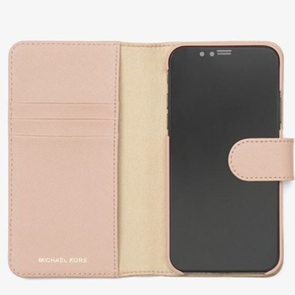 NWT iPhone X Michael Kors Folio Phone Case - Picture 7 of 8